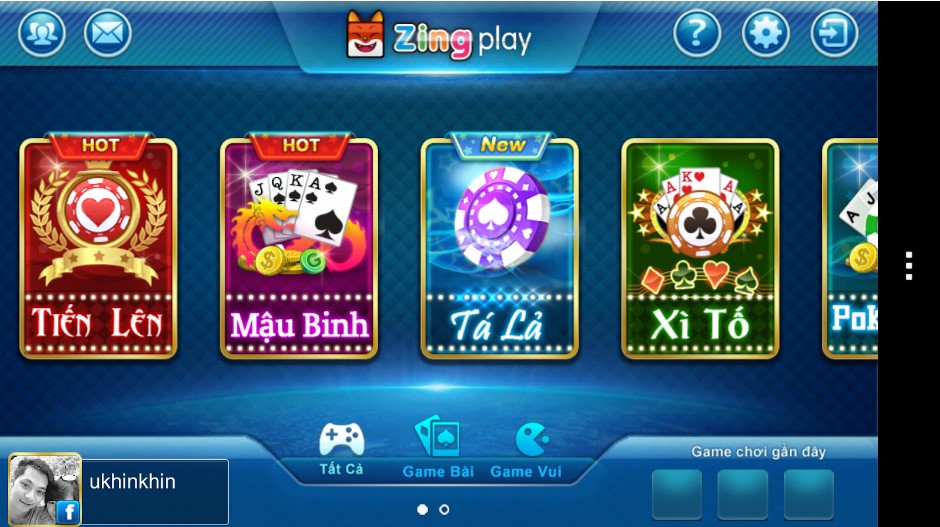 Game bài đổi thưởng ZingPlay
