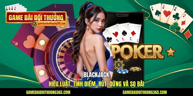 Blackjack - Hiểu Luật, Tính Điểm, Rút, Dừng Và So Bài