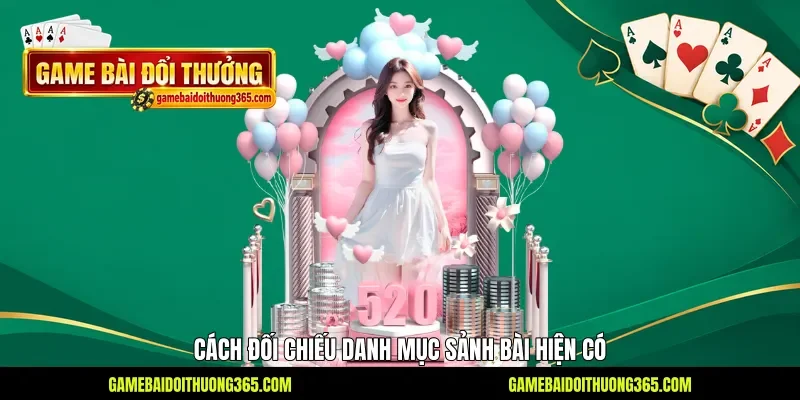 Cách đối chiếu danh mục sảnh bài hiện có Cách đối chiếu danh mục sảnh bài hiện có