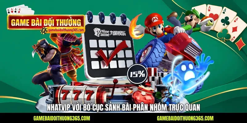 Nhatvip với bố cục sảnh bài phân nhóm trực quan Nhatvip với bố cục sảnh bài phân nhóm trực quan