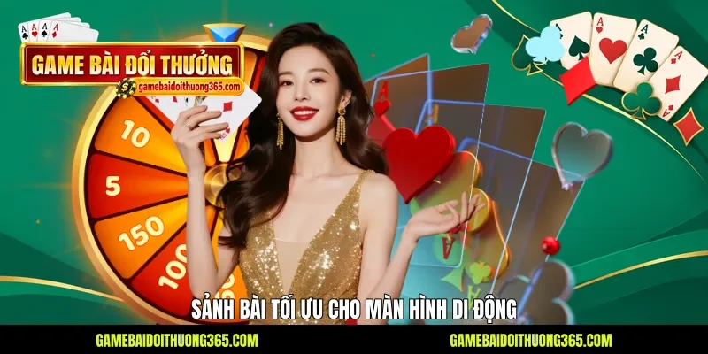 Sảnh bài tối ưu cho màn hình di động