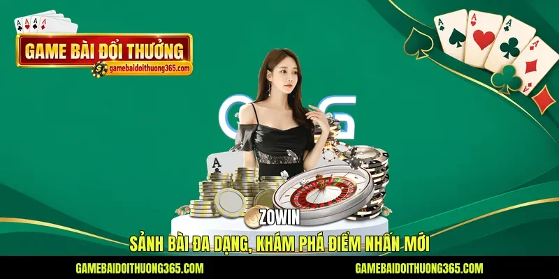 Zowin – Sảnh Bài Đa Dạng, Khám Phá Điểm Nhấn Mới